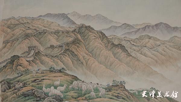 图八《长城放牧》，1954年，天津博物馆藏.jpg